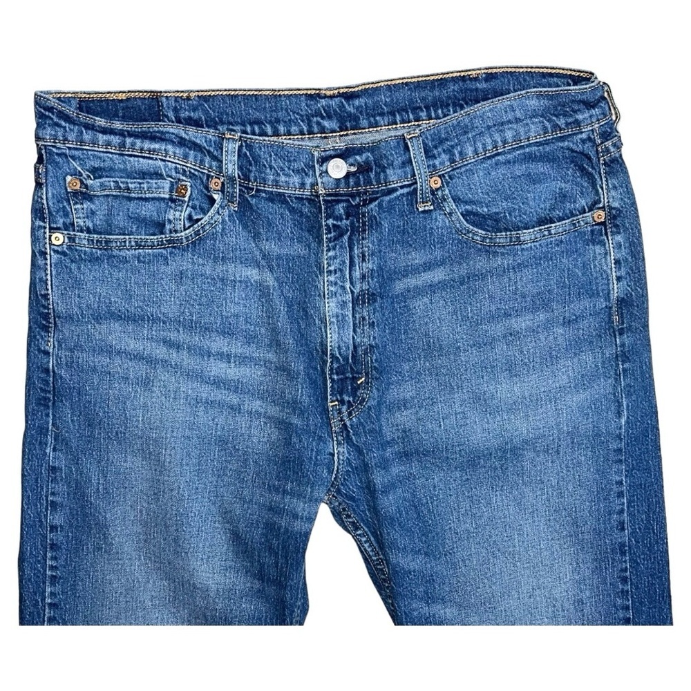 Levi’s 505 Jeans Men’s Size 38x34 Blue Straight - Picture 2 of 9